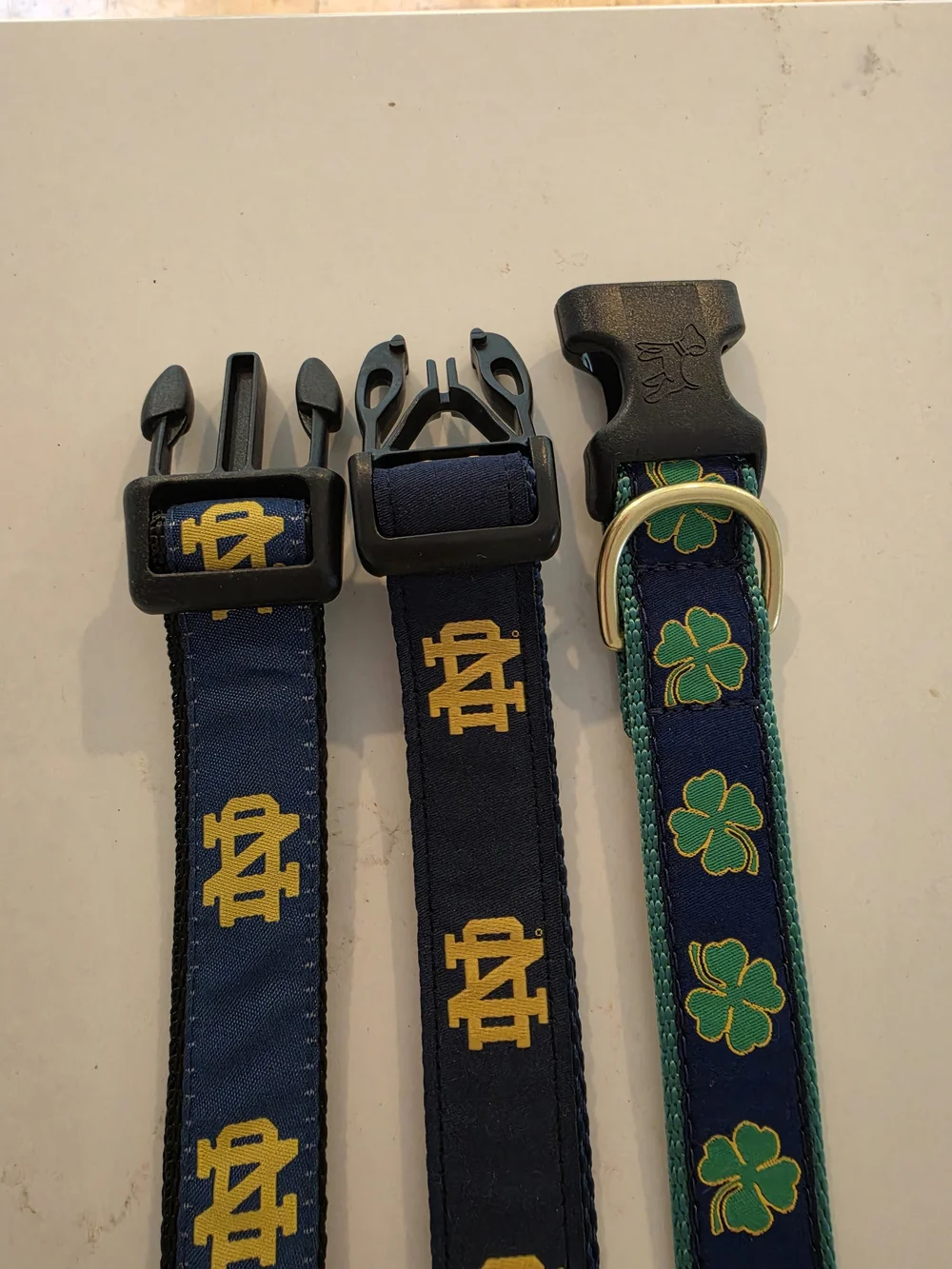 BRAND NEW Notre Dame Adjustable Dog Collars
